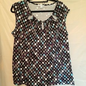 Notations polka dot blouse